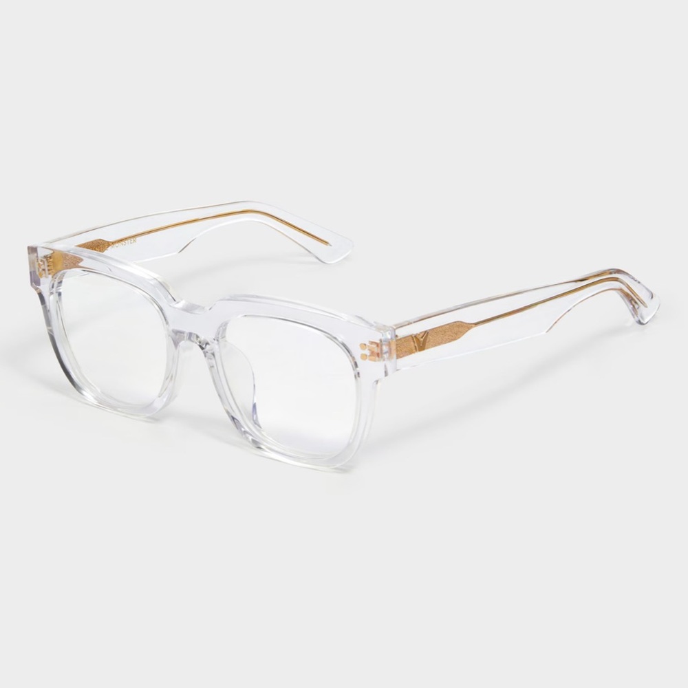 Gentle Monster Una C C1 optical glasses + clip on sunglasses